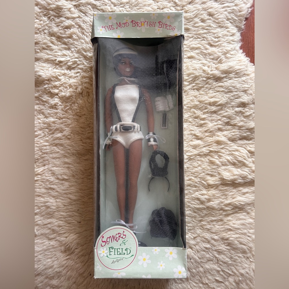 Mod British Bird Somers and Field London Doll collectible